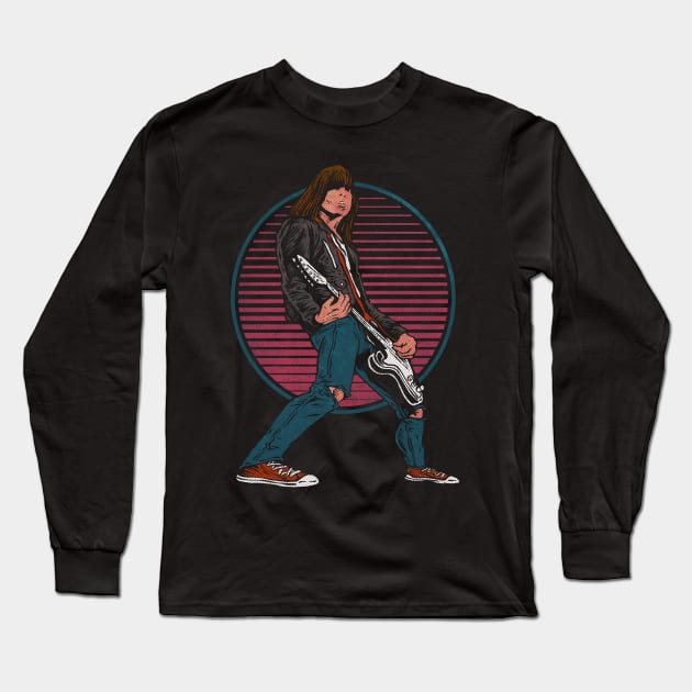 GO JOHNNY GO Long Sleeve T-Shirt by joeyjamesartworx